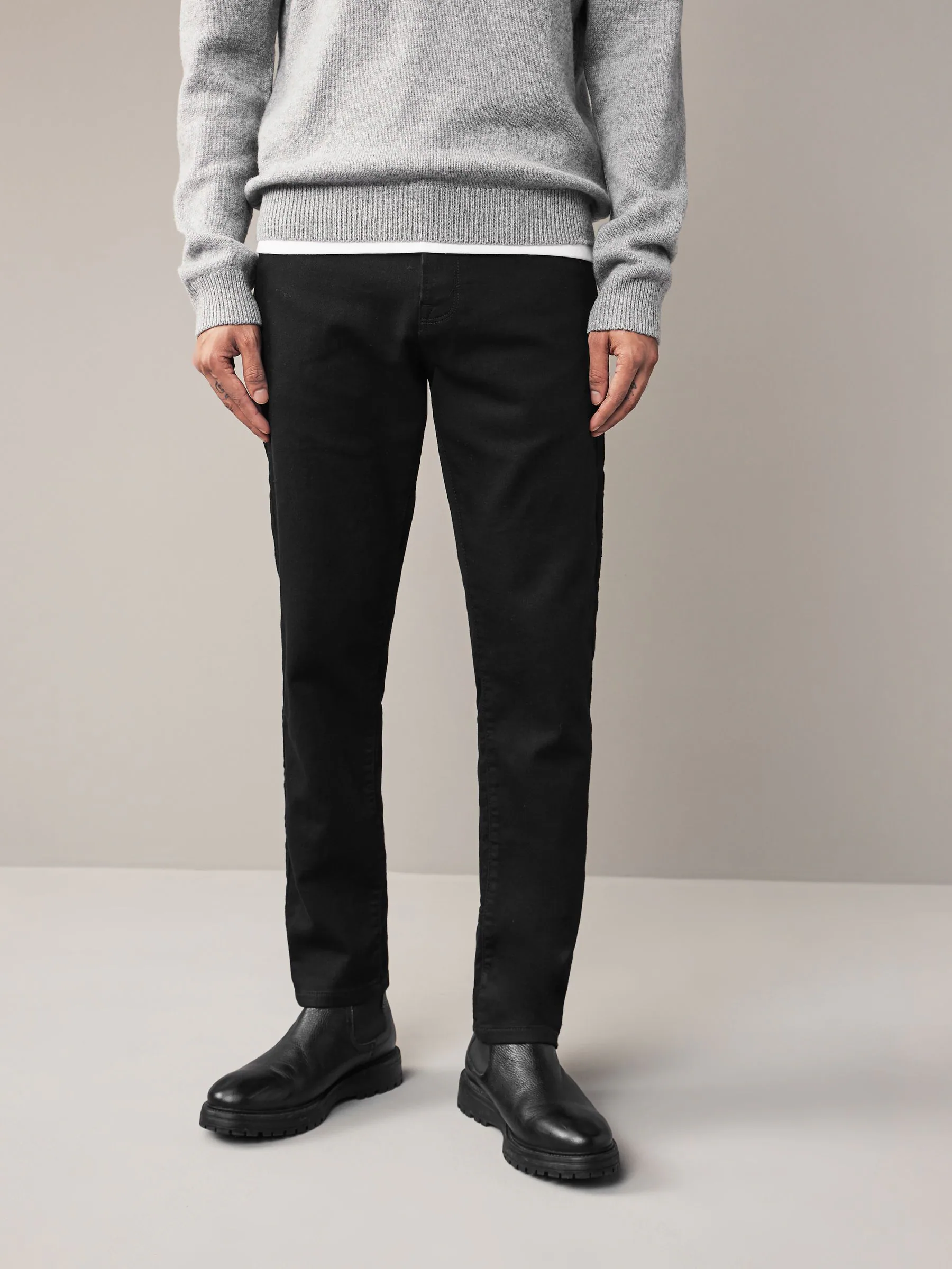 Zwart - Slim Fit - Comfortabele stretchjeans