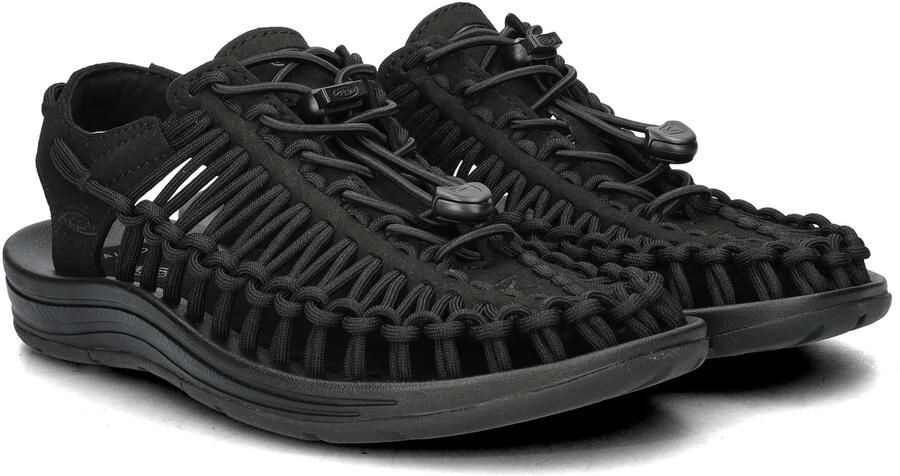 Keen Uneek Dames Sandalen Black Black Zwart Polyester K1014099