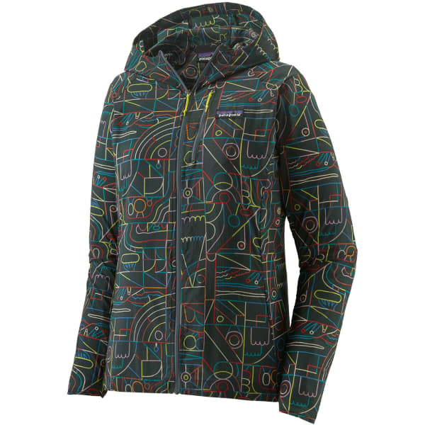 Veste trail PATAGONIA W'S HOUDINI JKT LOSE YOURSELF OUTLINE: NOUVEAU GREEN