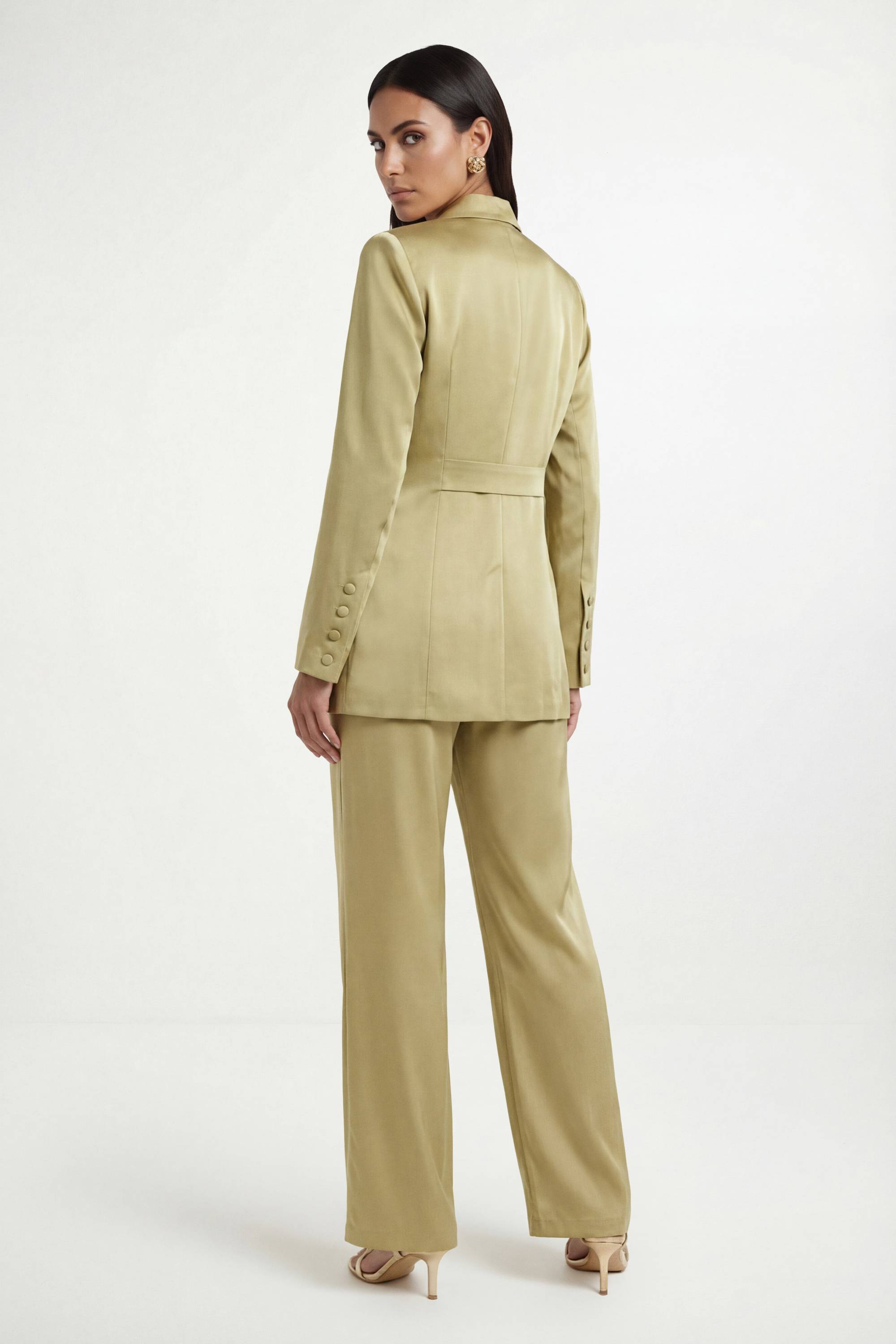Wallis Ensemble Coordonné Blazer Croisé En Satin