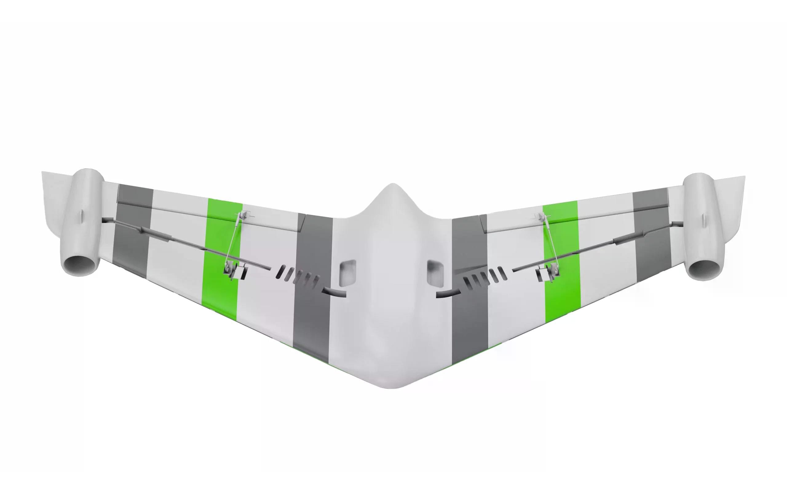 Nurflügler XFly Eagle Twin 40 mm EDF, 1019 mm Grün, PNP<br>2-Motoriger Impeller Nurflügler