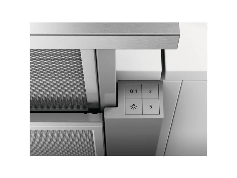 Electrolux LFP416X - Hætte - teleskopisk - bredde: 59.8 cm - dybde: 30 cm - udtrækning og recirkulation (-) - grå