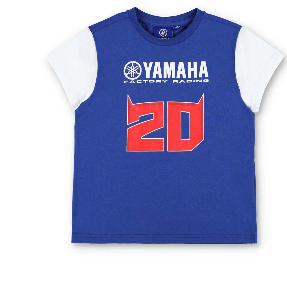 Fabio Quartararo - T-shirt enfant Dual FQ20 Yamaha Bleu / Blanc / Rouge