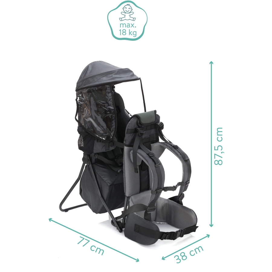 fillikid Rückentrage Explorer grau
