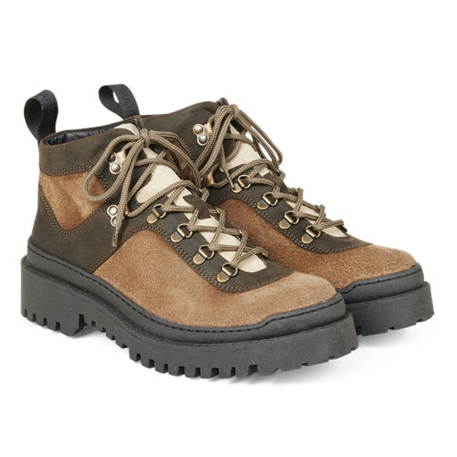 Angulus 8916-101 Lace-up Støvler, Taupe/Olive, 45