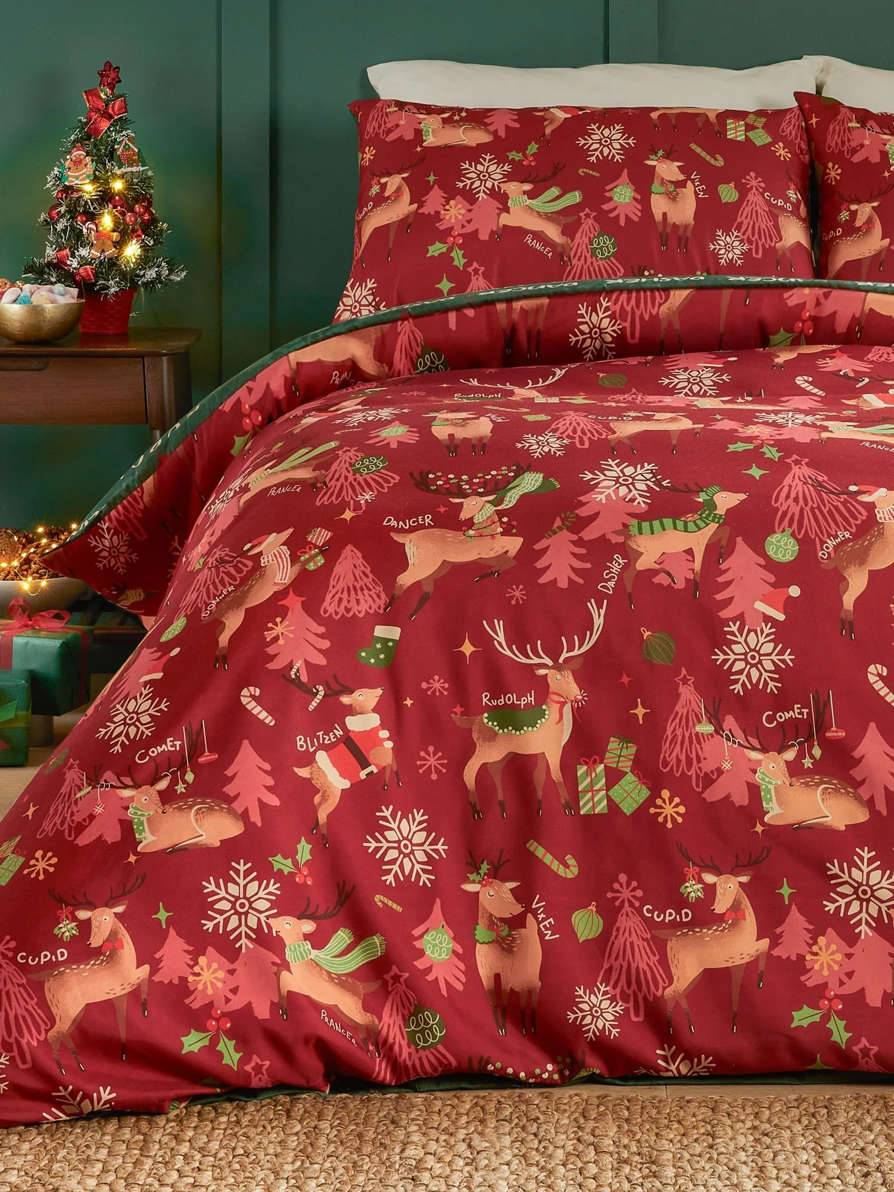 Duvet Day Christmas Sleigh Team Duvet Set