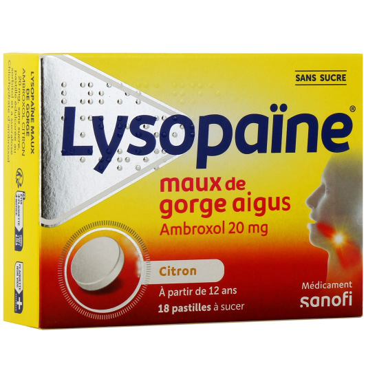 Lysopaïne - Maux de gorge
