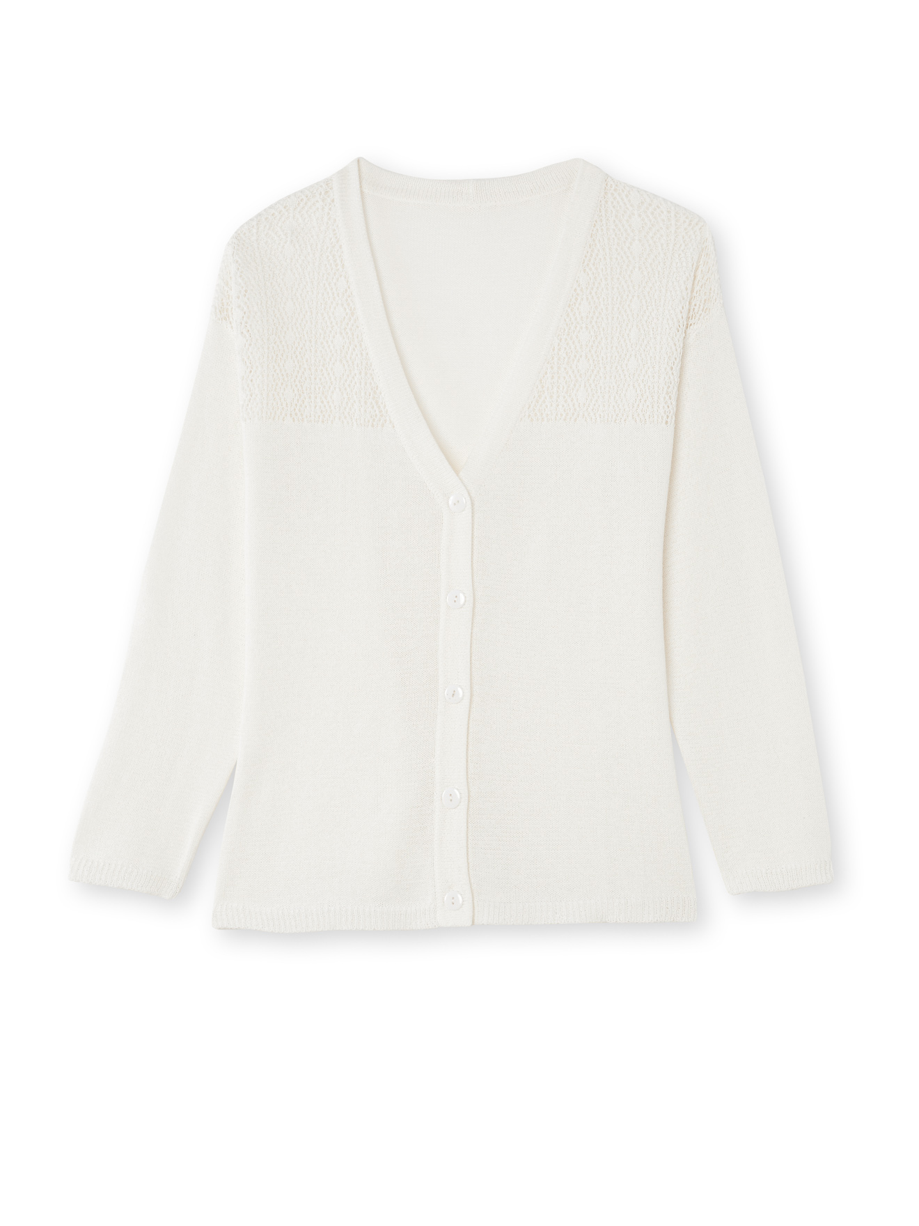 Gilet V point fantaisie