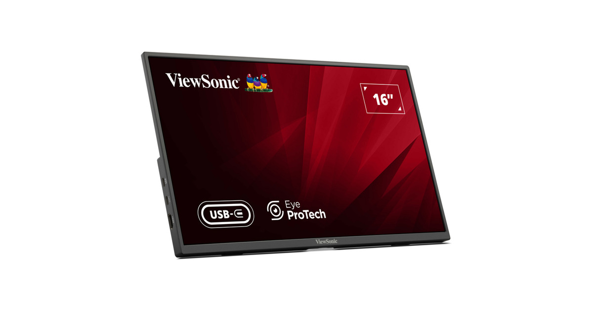 ViewSonicVA1650 Lichtgewicht draagbare monitor 16