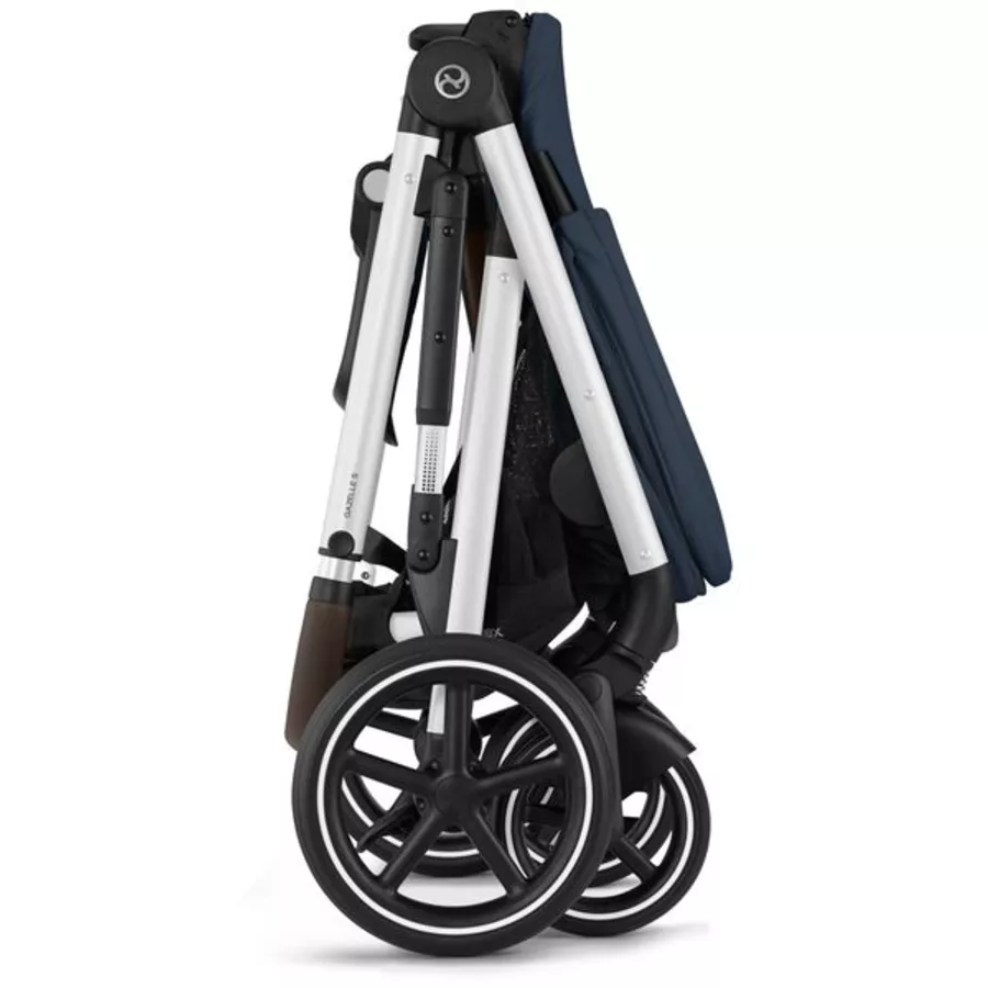 cybex GOLD Kombikinderwagen Gazelle S Silver Ocean Blue