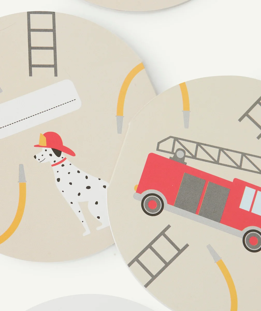 MY LITTLE DAY8 INVITATIONS THÈME POMPIERS