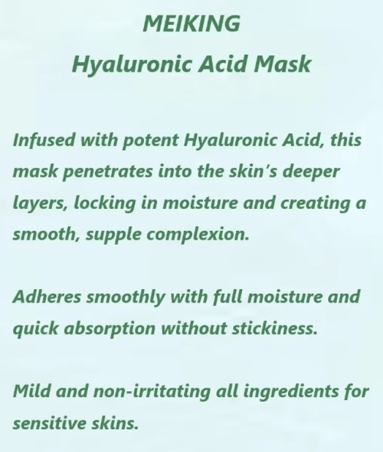 MEIKING - Hyaluronzuurmasker