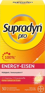 Supradyn energy Eisen Brausetabletten, 30 Stück
