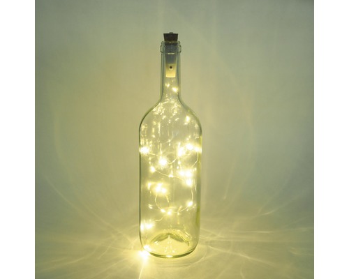 LED-flesverlichting Lafiora 20 LED's kurkvorm warm wit incl. batterij