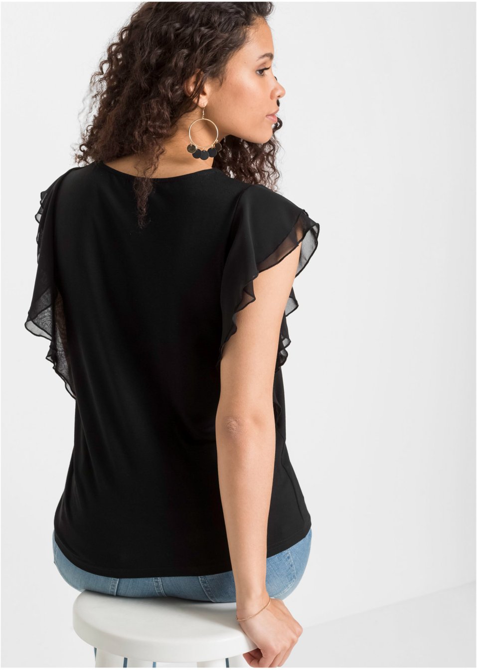 T-shirt à volants