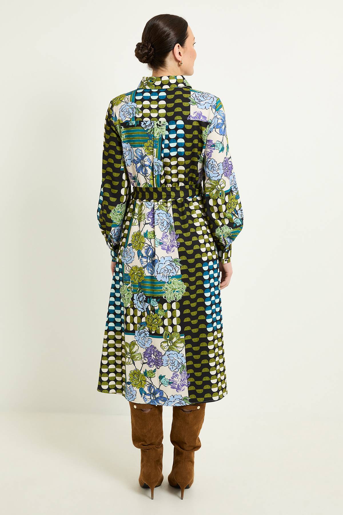 Wallis Robe Chemise Décontractée À Motif Floral Mixte