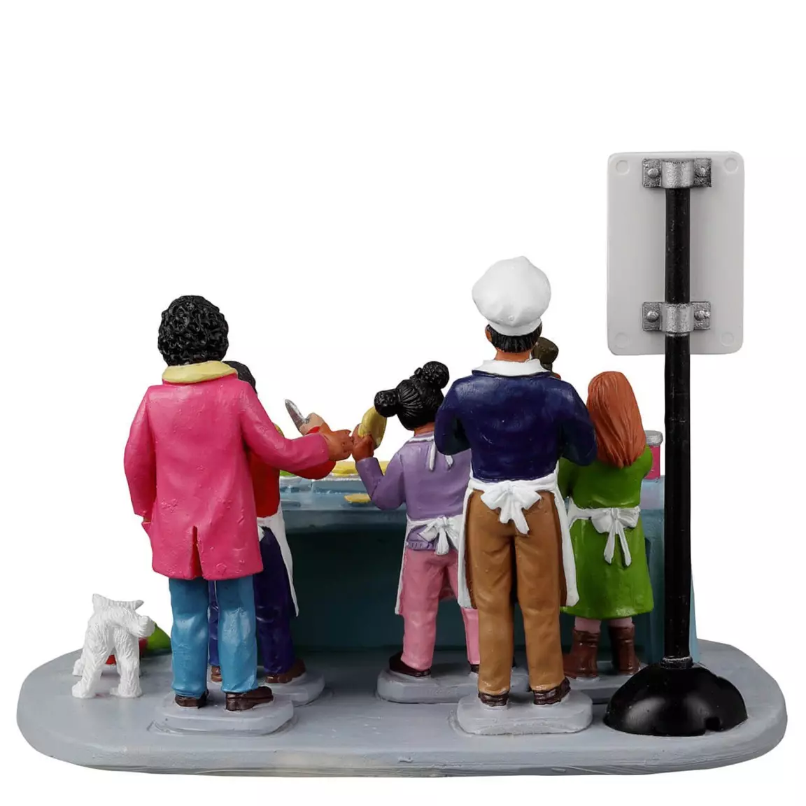 Personnages Lemax Atellier de décoration de biscuits