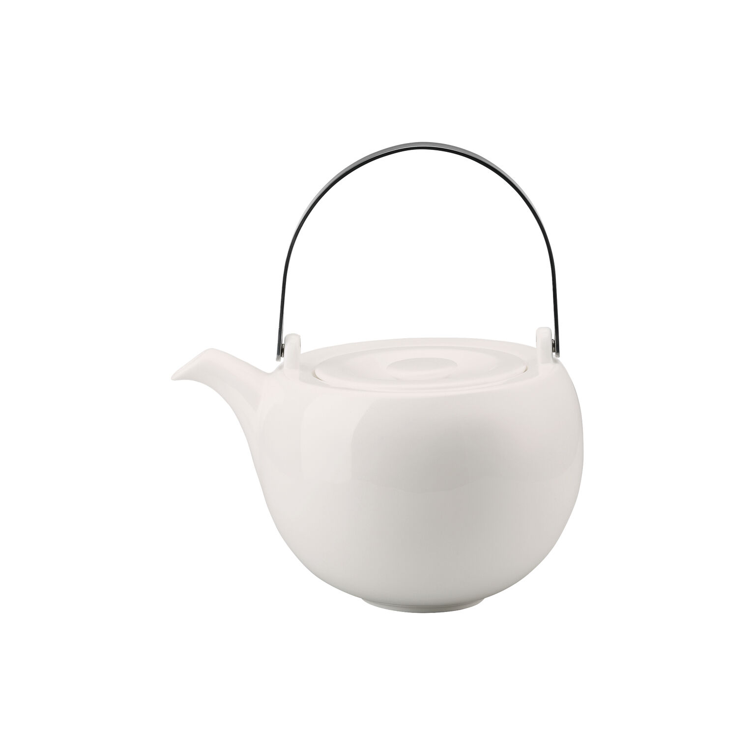 Brillance Bone China Weiss Teekanne 6 Pers. 3-tlg.