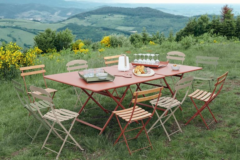 Fermob Caractère tuintafel 128x90 Chili