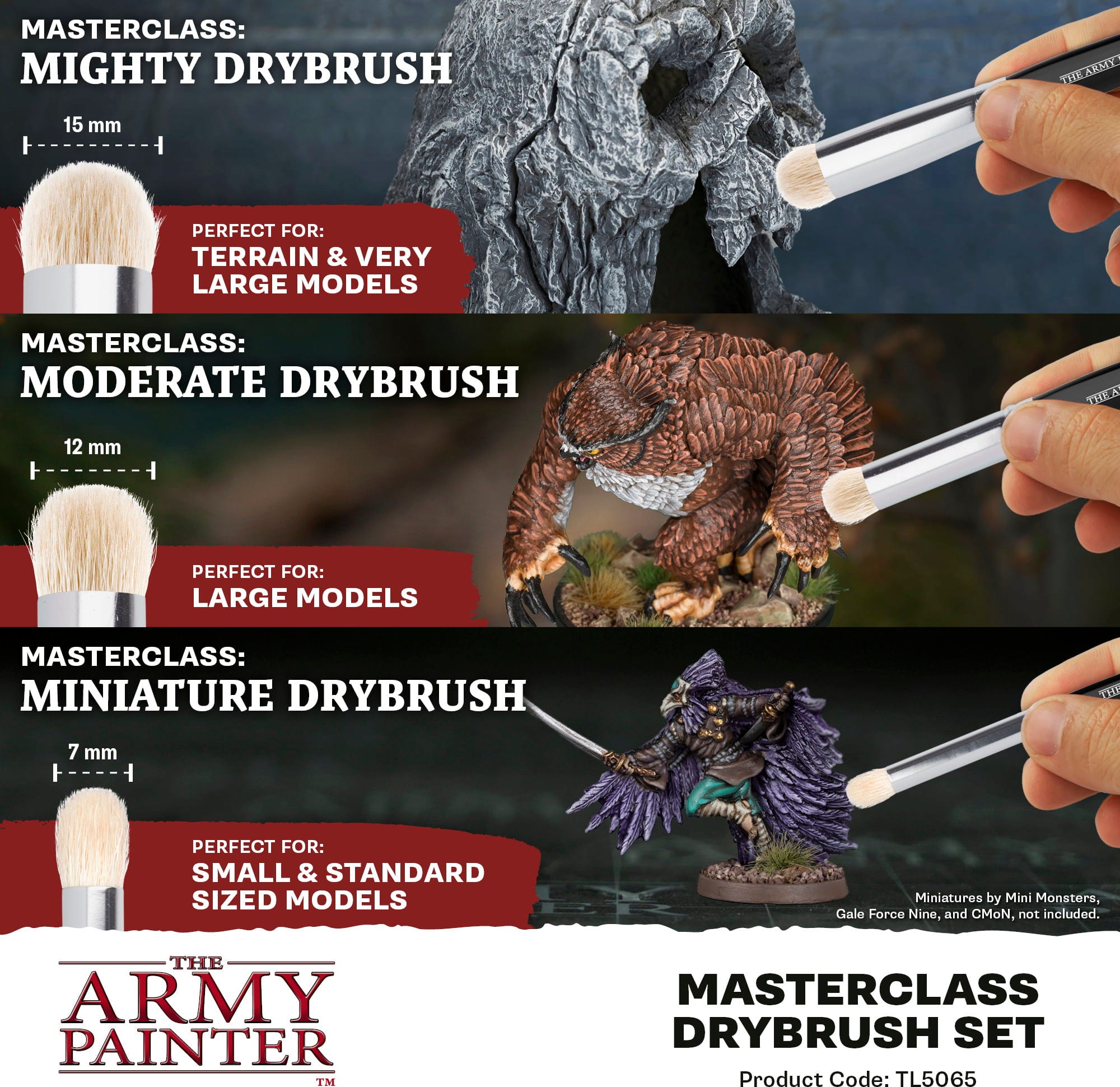 The Army Painter  Masterclass Drybrush Set    Die Meisterklasse für das Trockenbürsten