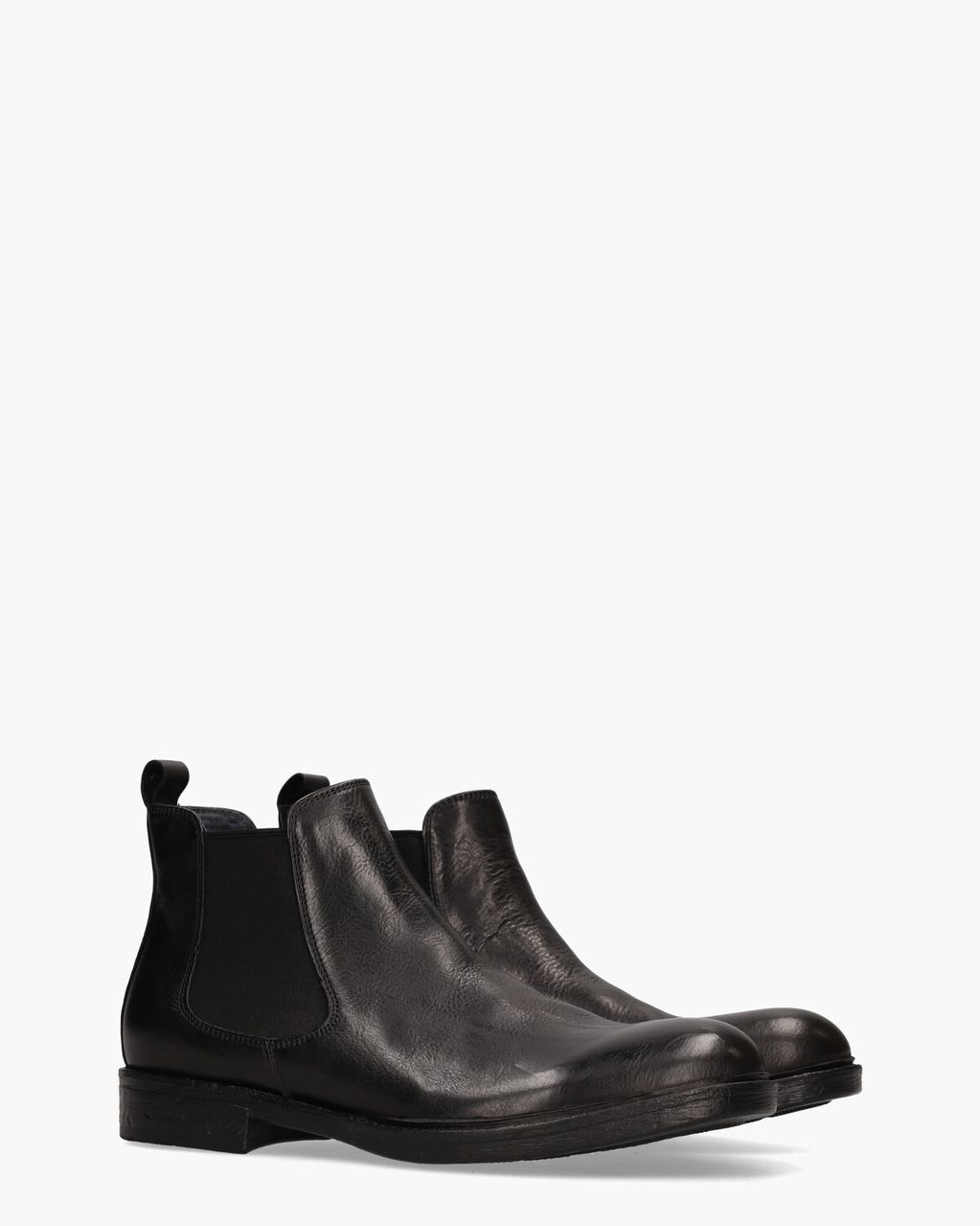 Daniel Kenneth Santino Zwart Heren Chelseaboots