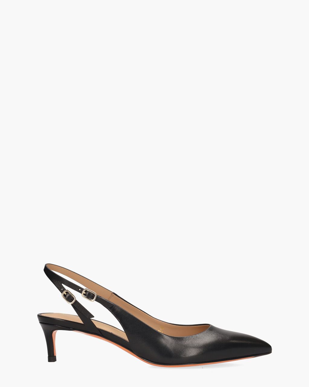 Santoni 71407 Zwart Dames Slingbackpumps
