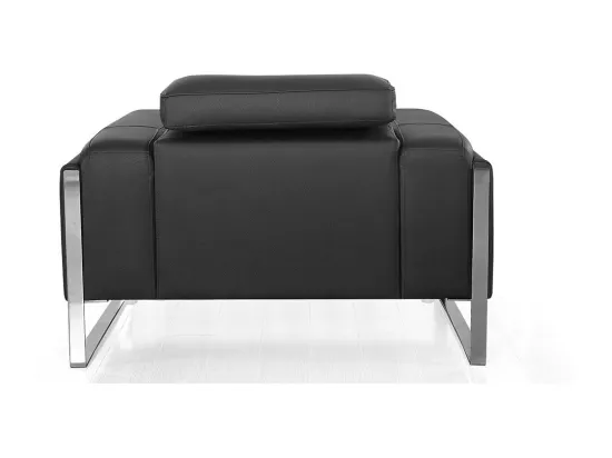 Fauteuil cuir Design ALIYAH Noir