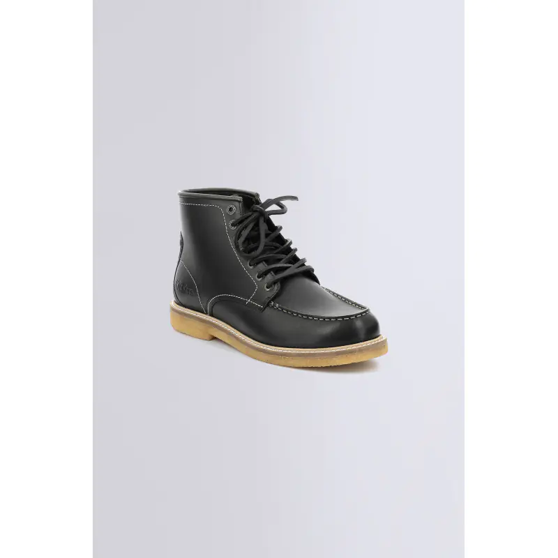 HORUZY NOIR BOTTINES Cuir Homme