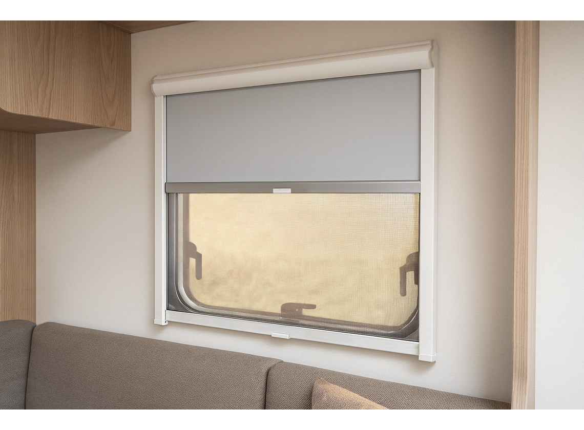 Obelink Velum combirollo grey - 100 x 70 cm