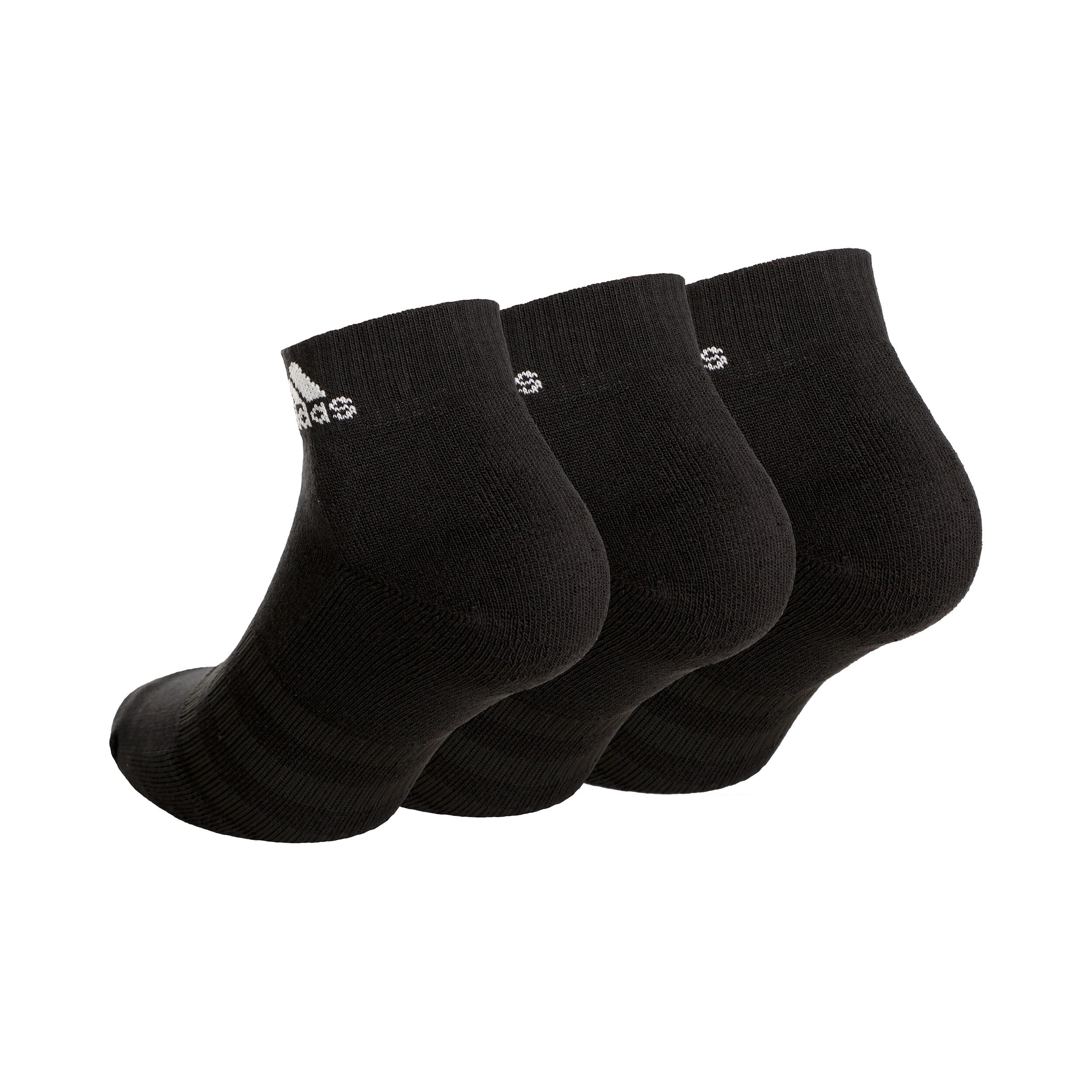 adidas Crew Sportswear Ankle Chaussettes De Sport Pack De 3 - Noir , Blanc
