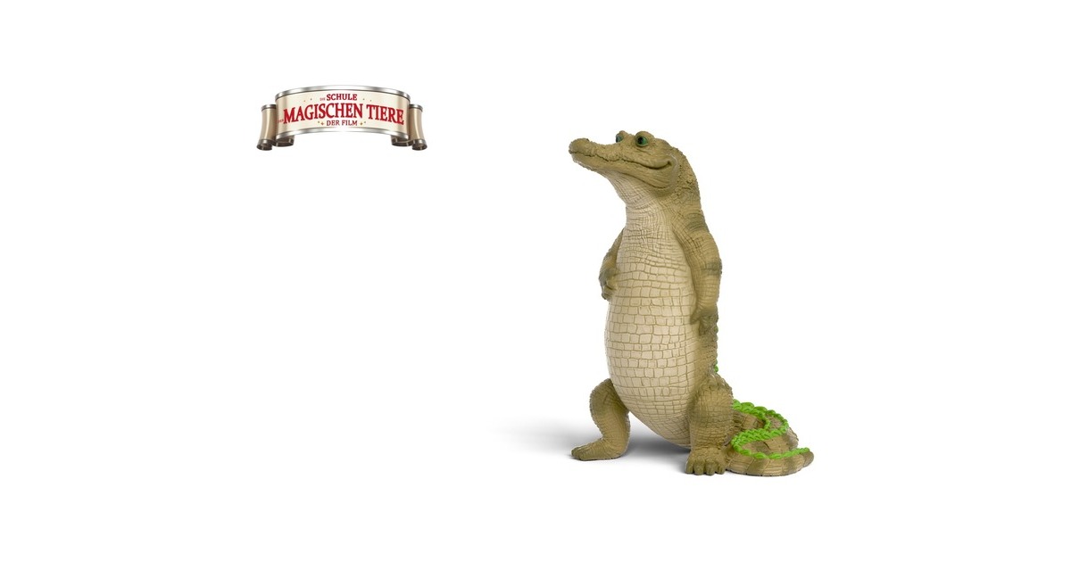 SchleichDe school van de magische dieren - Rick de Krokodil speelfiguur