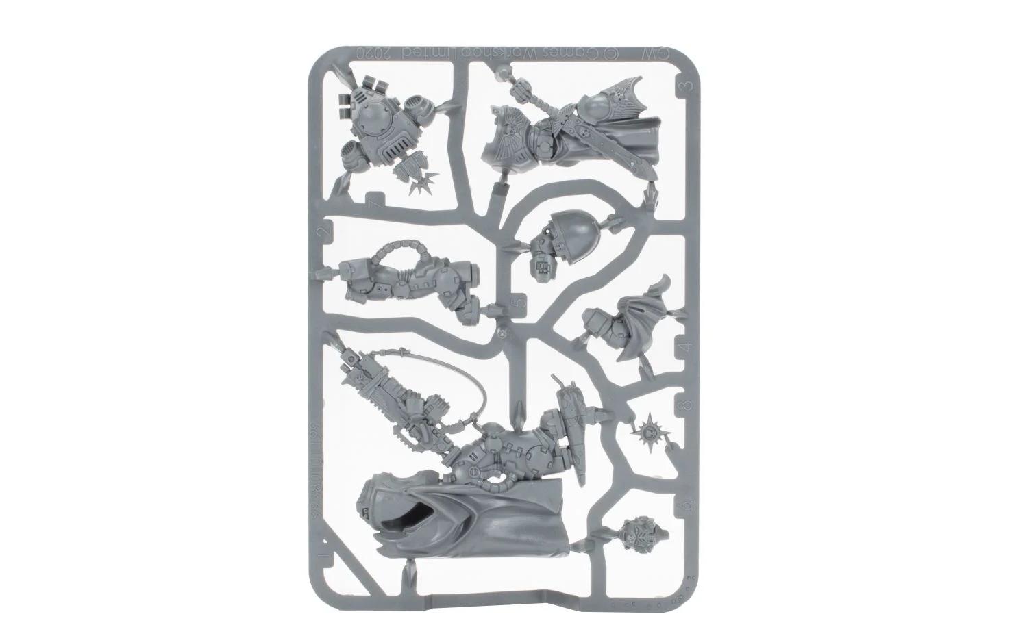 Figur Warhammer 40.000 Captain mit schwerem BoltgewehrWarhammer 40K Captain with Master-crafted Heavy Bolt Rifle Bausatz