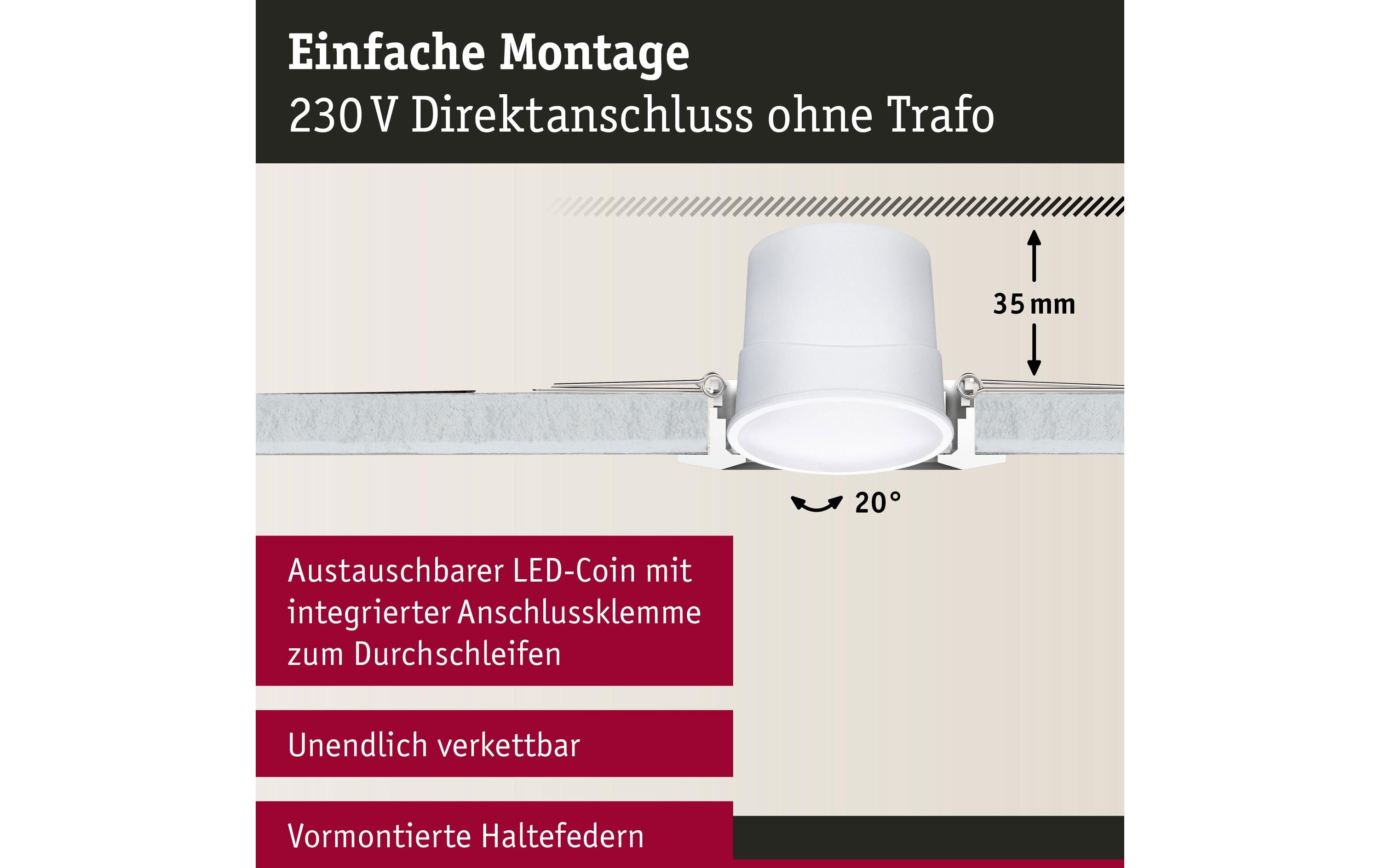 Einbauleuchte Base Zigbee 3.0LED-Einbauleuchte