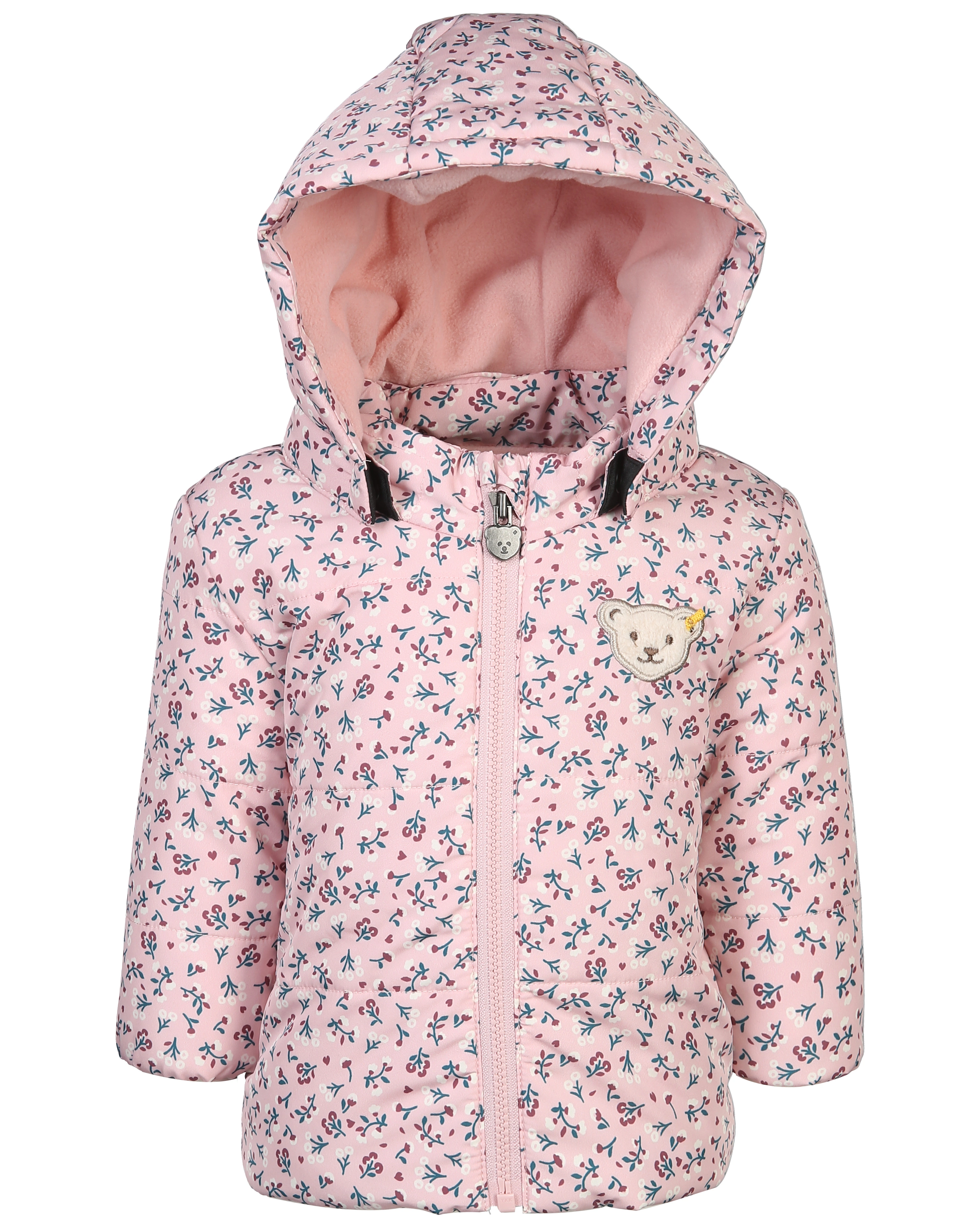 Steppjacke ENCHANT FOREST FLOWER in silver pink