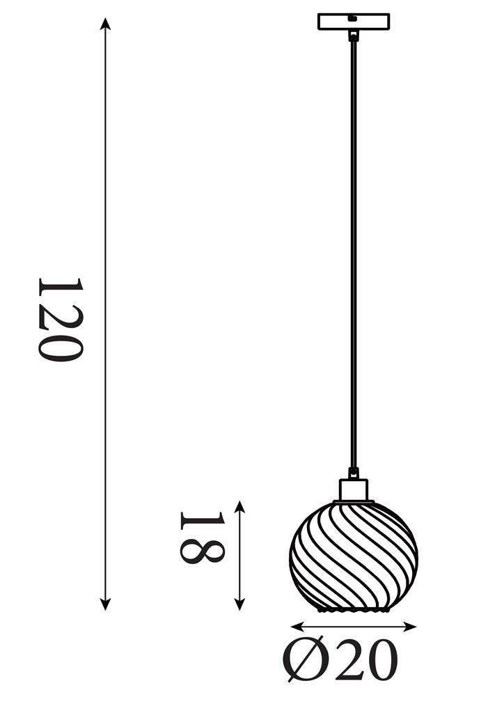 Hanglamp Radiance ⌀20  cm