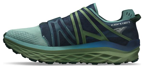 Chaussures Trail Altra Mont Blanc Boa Bleu Vert Femme