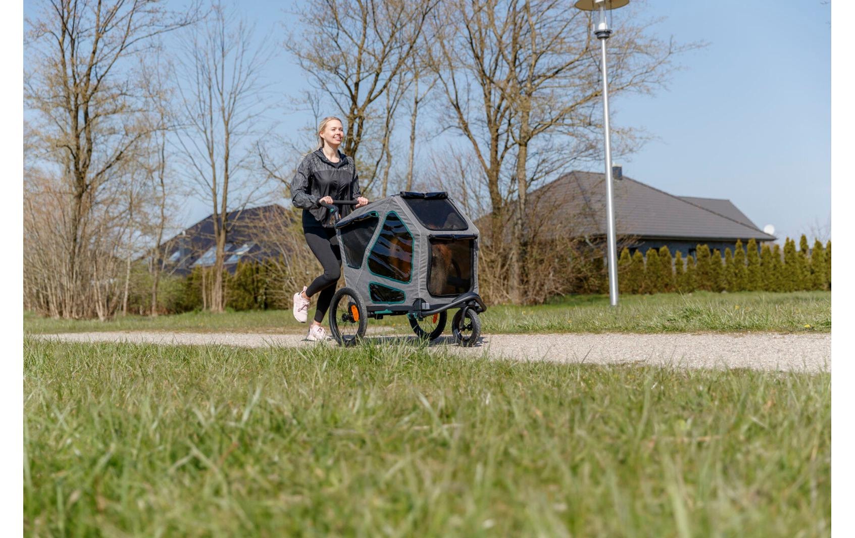 TRIXIE Fahrradträger-Erweiterung »Grau/Salbei«
