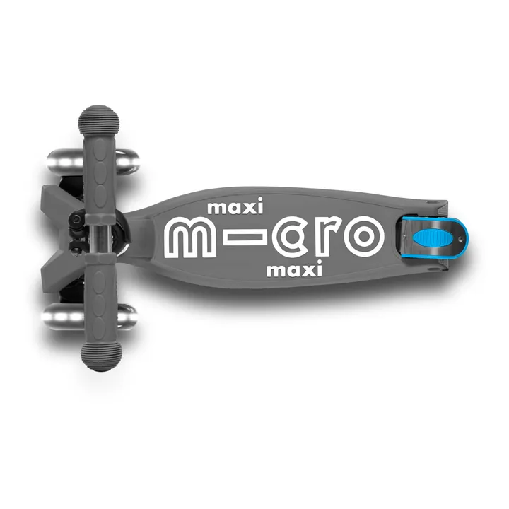 Micro Trottinette Maxi Micro Deluxe Pliable LED | Gris