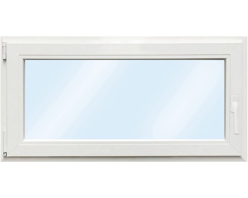 ARON Basic enkel glas kunststof raam, wit, 1000x800 mm, DIN links