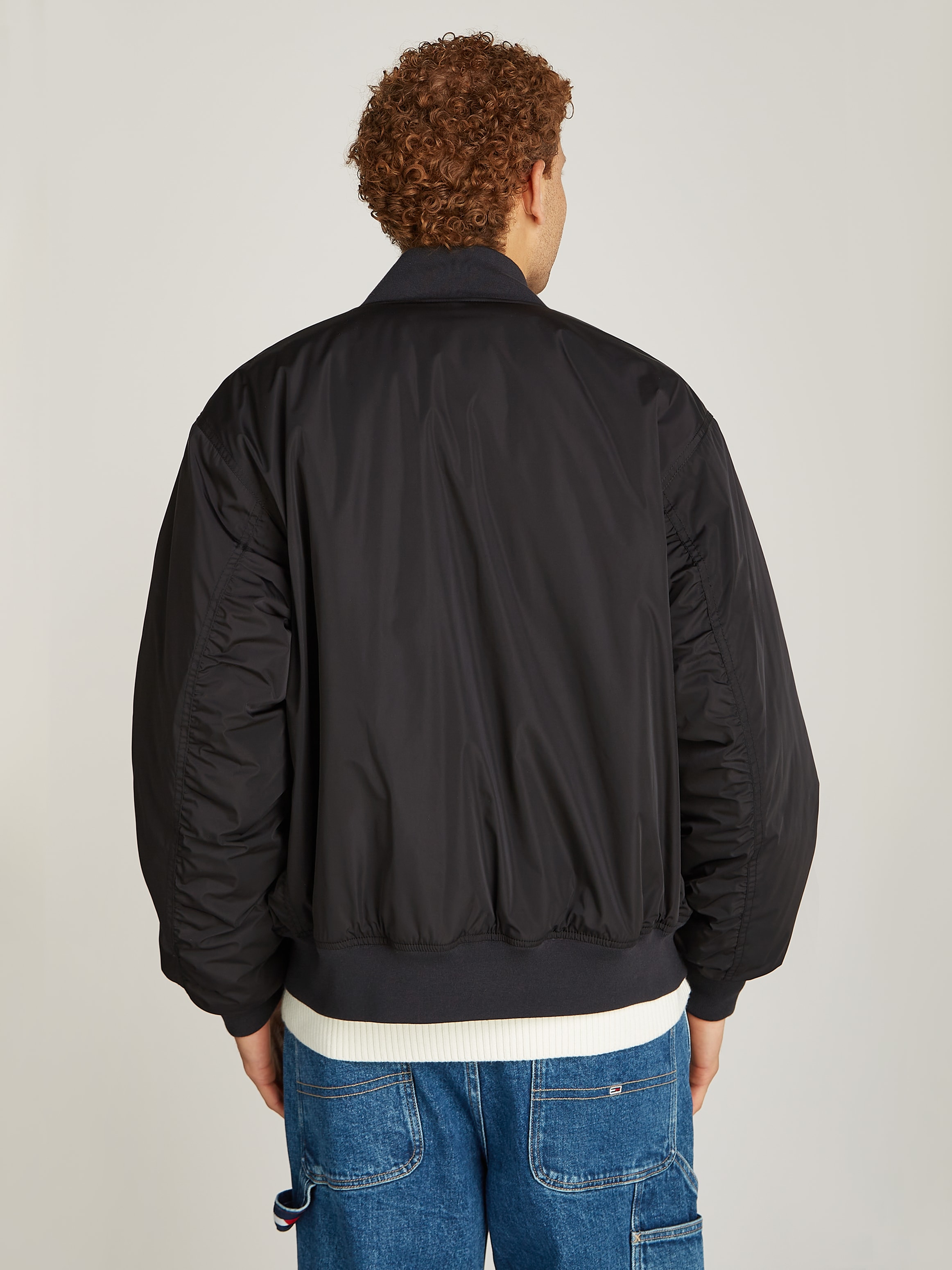 Tommy Jeans Plus Bomberjacke »TJM ENTRY BOMBER EXT« Grosse Grössen mit Logopatch