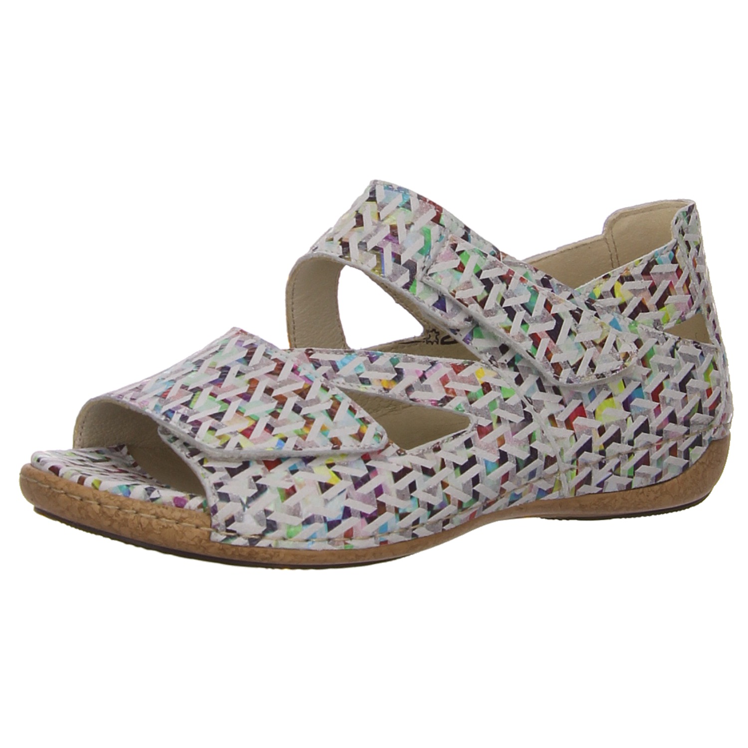 Waldläufer Sandalen multi weiss/weiss kombi