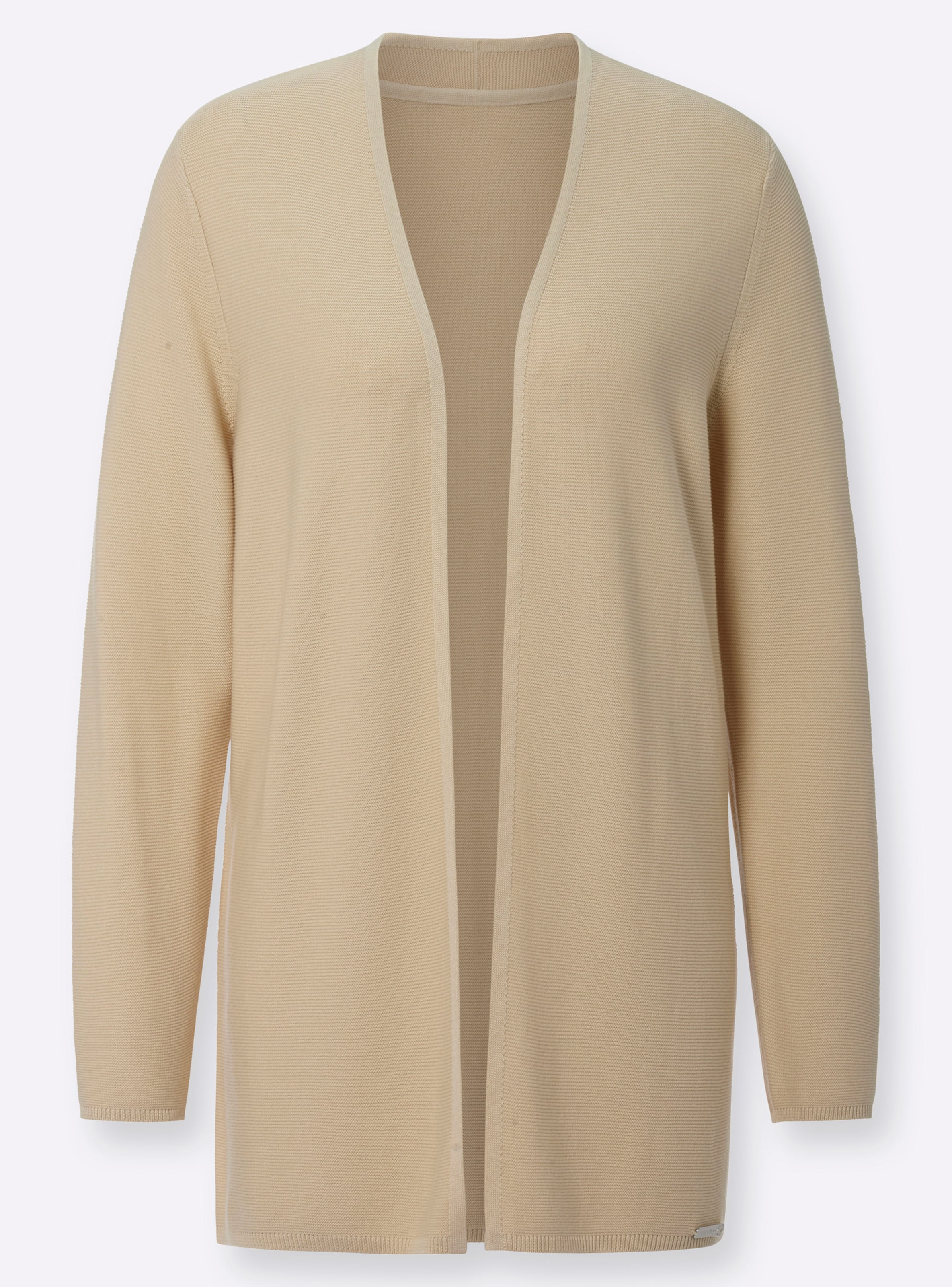 Strickjacke in sand
