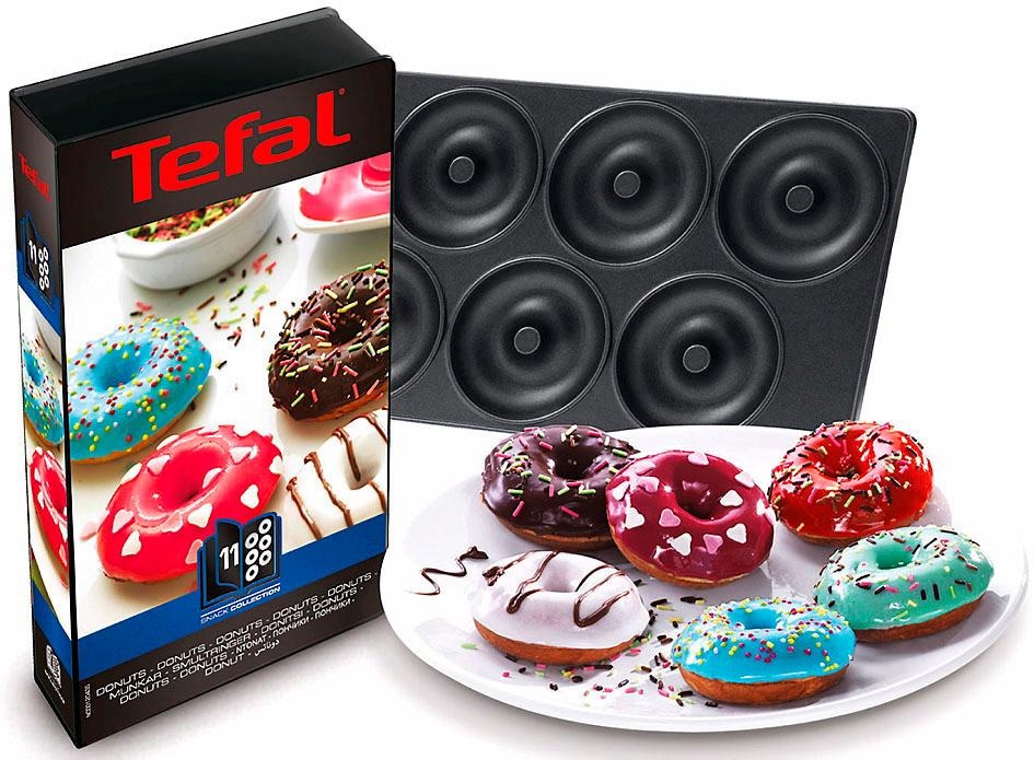 Tefal Donutplatten »XA8011« Metall passend für Tefal SW852D Snack Collection