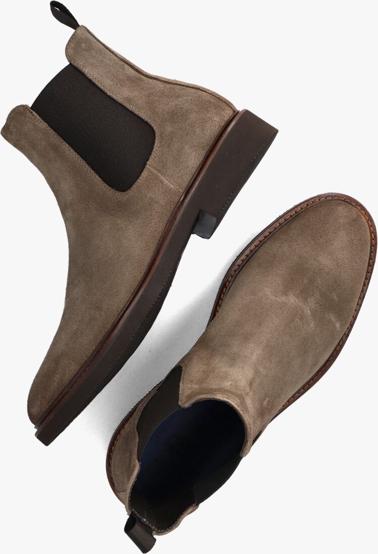 GIORGIO beige giorgio chelsea boots 32701
