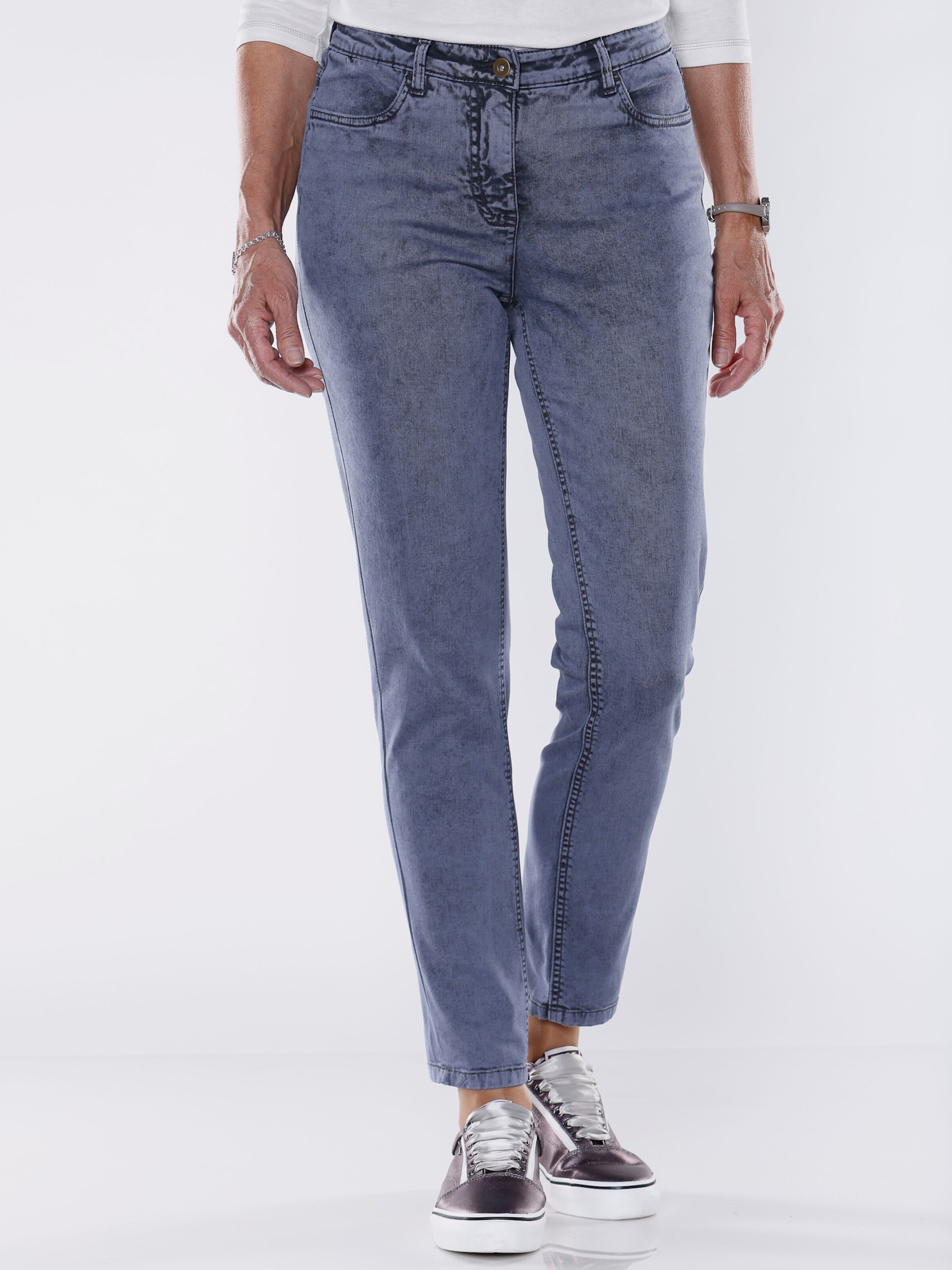 Jeans mit Waschung