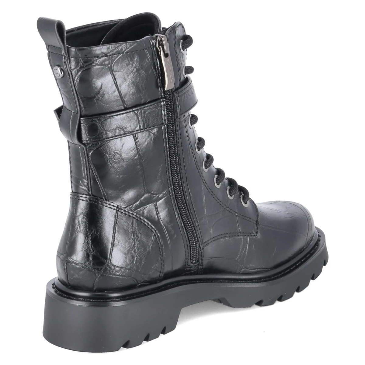 TamarisSchnürboots - BLACK CROCO