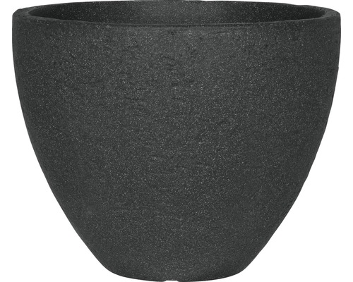 Geli Stone plantenpot, kunststof, Ø 40 cm, H 31 cm, antraciet