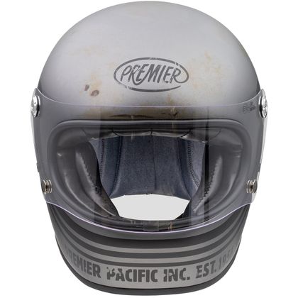 Casque Premier TROPHY - BTR - MATT - Gris / Noir