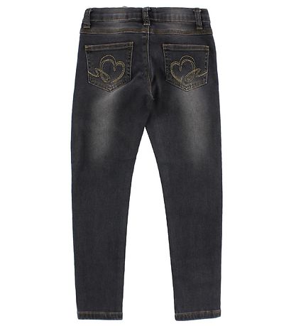 Creamie Jeans - M?rkegr? Denim
