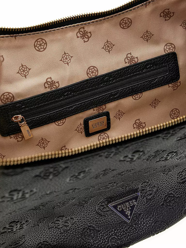 GUESS Tasche - Hobo Bag CRESIDIA Large schwarz